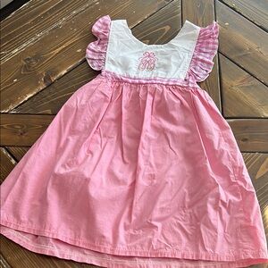 Pink Gingham Kids Dress